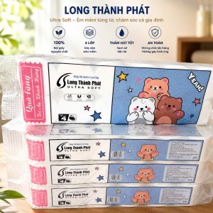 Giấy vệ sinh cao cấp Long Thành Phát