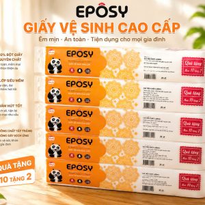 Giấy vệ sinh cao cấp Eposy (mua 10 tặng 2)