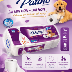 Giấy vệ sinh Patino Extra 3 lớp (Siêu mềm mịn)